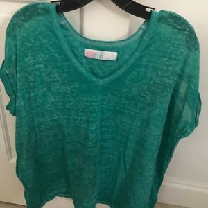 Green free people top